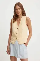 Vesta s prímesou ľanu Pepe Jeans ADITI