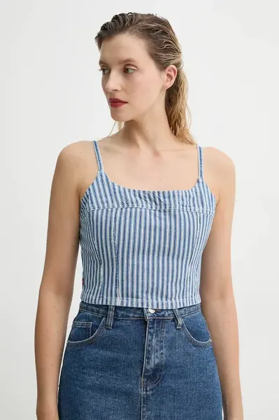 Džínsový top Levi's JADINE DENIM CAMI TANK