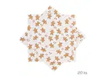 Ubrousek papírový ORION Perníček 20ks 33x33cm
