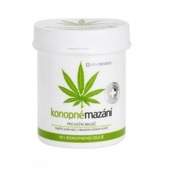 MEDICPROGRESS Konopné mazání 10% 250 ml
