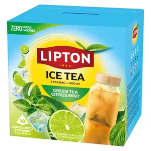 LIPTON ČAJ ICE TEA MINTLIME PYRAMID 10 SAČ. 35G
