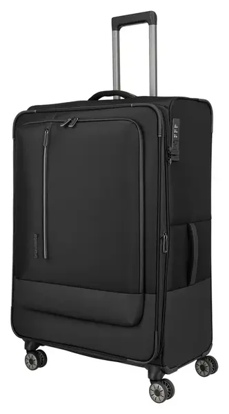Velký textilní kufr na kolečkách Travelite Crosslite XL Black