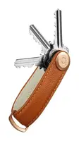 Klíčenka Orbitkey Pebbled Leather Key Organiser Amber