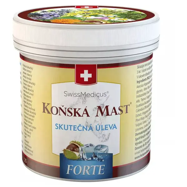 SWISSMEDICUS Koňská mast forte chladivá 500 ml