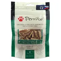 PERRITO Pochoutka chicken & pollock sandwich pro kočky 100 g