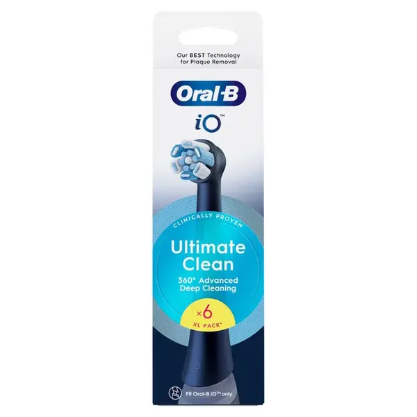 ORAL-B IO Ultimate clean black náhradní hlavice 6 kusů