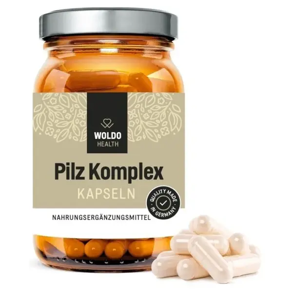 WOLDOHEALTH Komplex vitálních hub 120 kapslí