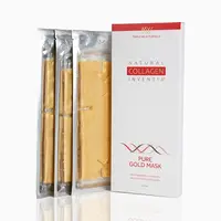 INVENTIA Živý přírodní kolagen Nano Gold Facial Mask 3 kusů