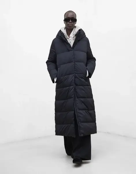 ECOALF Adriana Coat Navy Black M