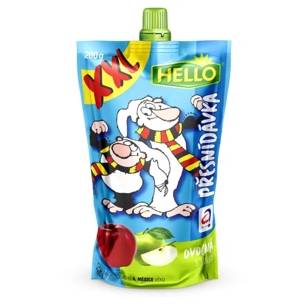 HELLO XXL kapsička s jablky 200 g x 10 kusů