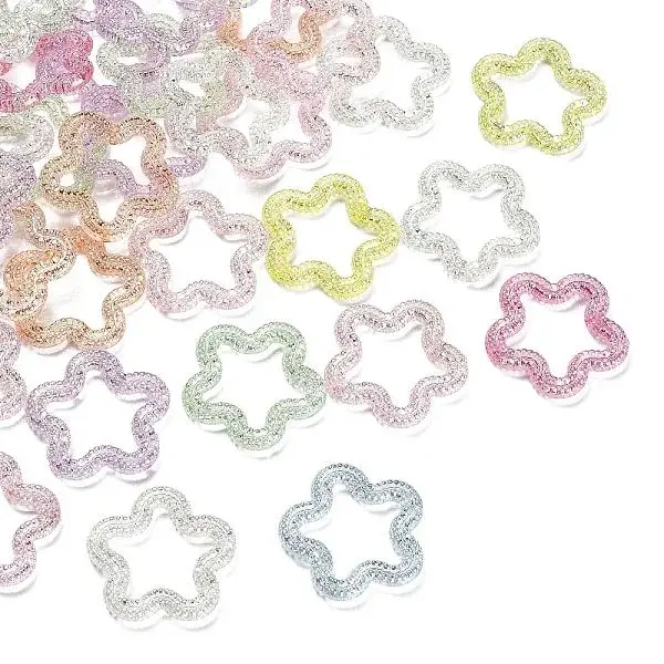 UV Plating Transparent Acrylic Beads