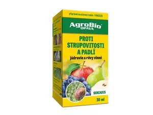 Přípravek proti strupovitosti a padlí AGROBIO Sercadis 30ml
