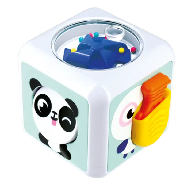 Infini FUN Kostka senzomotorická hračka - červená vrtulka