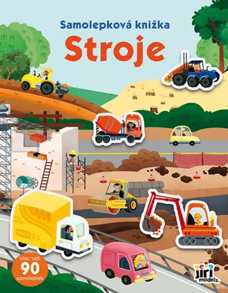 Samolepková knižka Stroje