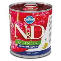 N&D Quinoa Weight Management Lamb & Brocolli pro psy 285 g