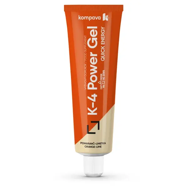 KOMPAVA K4 power gel pomeranč-limetka 70 g