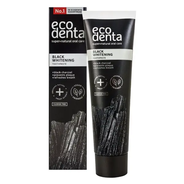 ECODENTA Černá bělící zubní pasta 100 ml