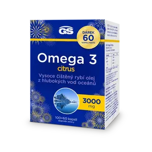 GS Omega 3 citrus 100+60 kapslí