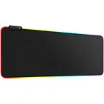Herná RGB podložka pod myš - čierna, 90 x 40 cm