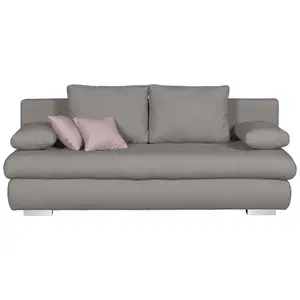 Ti'me ROZKLÁDACÍ POHOVKA, textil, šedá