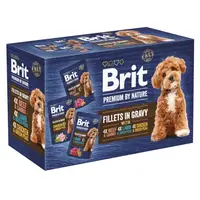 BRIT Premium Dog Fillets Gravy Multipack 1020 g