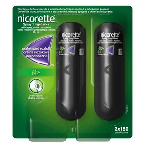 NICORETTE Sprej 1 mg/dávka 2 x 150 dávek 13,2 ml
