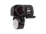 Nabíječka USB STU 34708 s voltmetrem na motocykl
