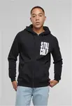 Men's Zipper Sweatshirt Still Cold Black