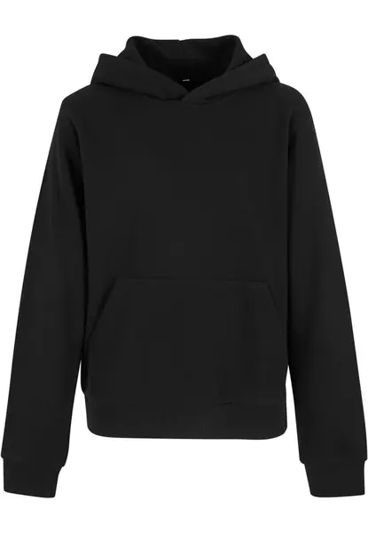 Terry black girl's hoodie