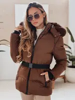 Dámská zimní bunda LOVELINA hnědá