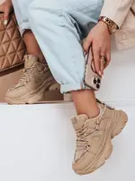 Dámske sneakersy na hrubej podrážke NEWMOVE khaki