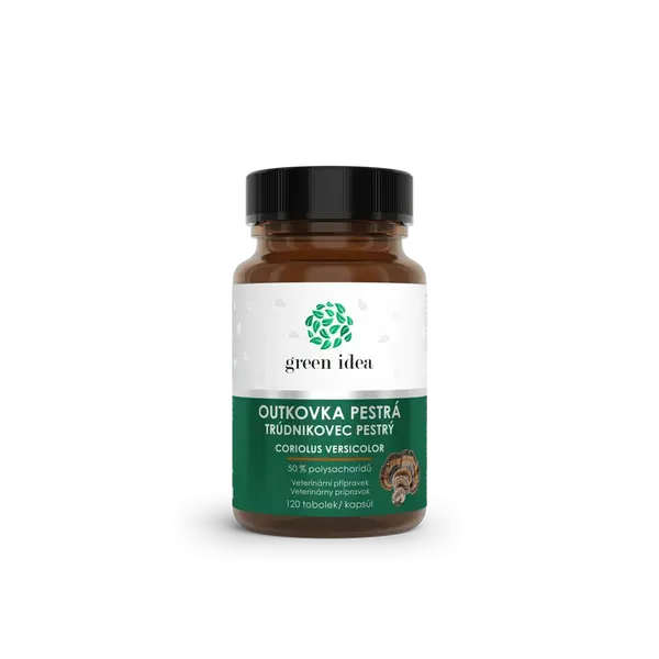 Trúdnikovec pestrý Coriolus - 120 kapsúl - Green idea