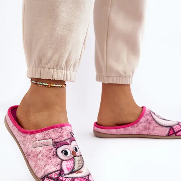 Domáce flip -flops Owl inblu