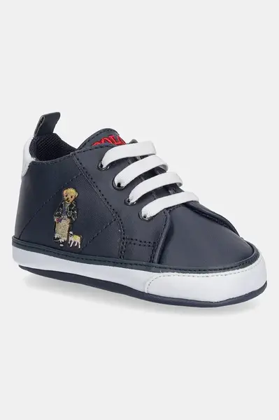 Topánky pre bábätká Polo Ralph Lauren QUILTON BEAR GORE HI LAYETTE