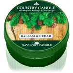 Country Candle Balsam & Cedar čajová svíčka 42 g