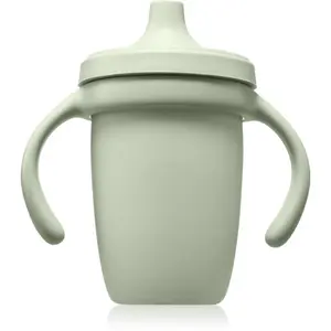 b.box Silicone Cup tréninkový hrnek s držadly Sage 1 ks