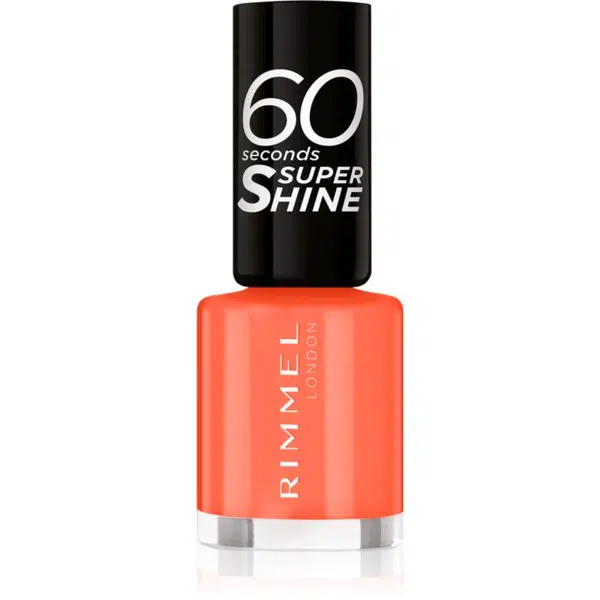 Rimmel 60 Seconds Super Shine lak na nehty odstín 404 Ora-ngy Vibe 8 ml