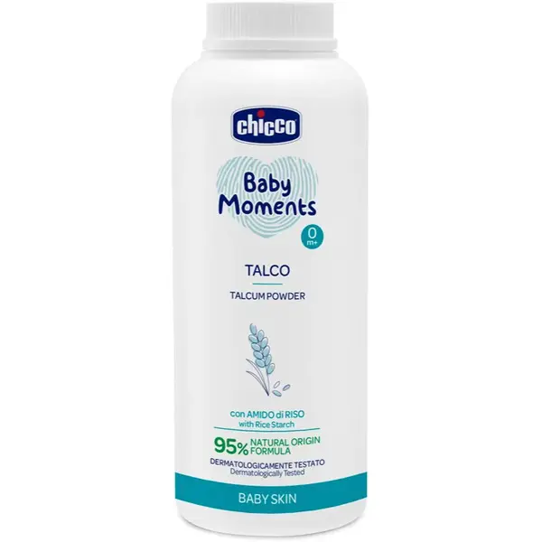 Chicco Baby Moments Talcum Powder dětský pudr 150 g
