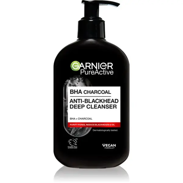 Garnier Pure Active Charcoal čisticí gel proti černým tečkám 250 ml