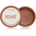Attitude Oceanly Plastic Free Makeup krémové oční stíny s matným efektem odstín Brown Sugar 5 ml