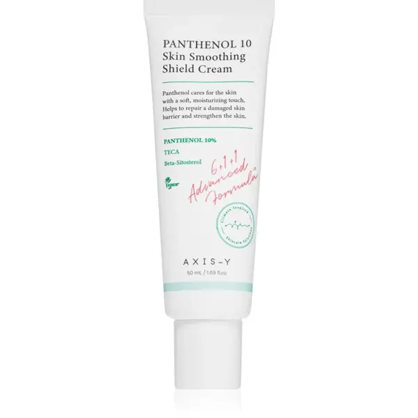 AXIS-Y 6+1+1 Advanced Formula Panthenol 10 Skin Smoothing Shield Cream lehký hydratační krém pro obnovu kožní bariéry 50 ml