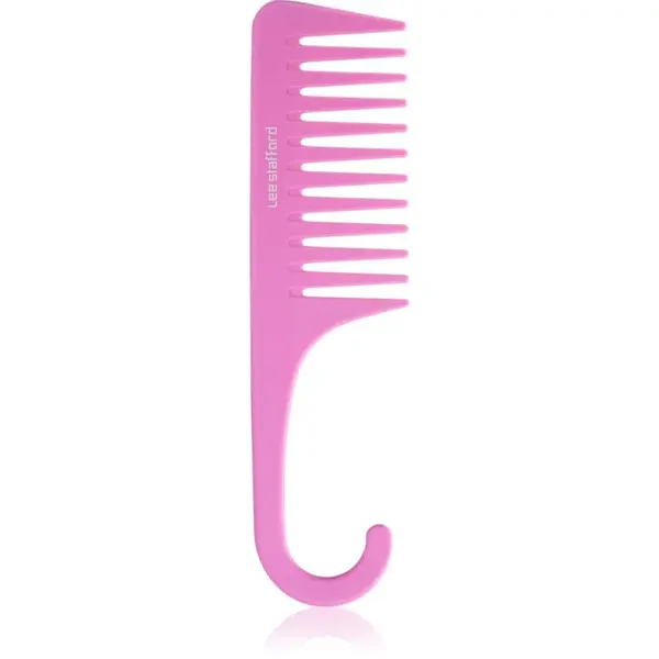 Lee Stafford Core Pink hřeben na vlasy do sprchy The Big In-Shower Comb 1 ks