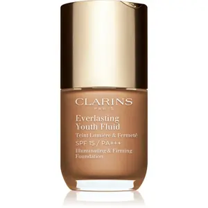 Clarins Everlasting Youth Fluid Foundation rozjasňující make-up SPF 15 odstín 113 Chestnut 30 ml