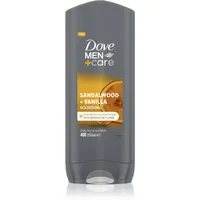 Dove Men+Care Sandalwood&Vanilla sprchový gel na obličej, tělo a vlasy pro muže 400 ml