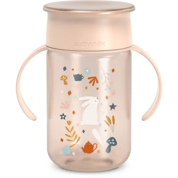 Suavinex Wonderland 360° Trainer Cup tréninkový hrnek Rose 340 ml