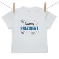 Boodyy Tričko s krátkym rukávom Budúci prezident 86 (12-18 mesiacov)