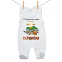 Boodyy Dupačky Keď vyrastiem budem právnička 56 (0-2 mesiace)