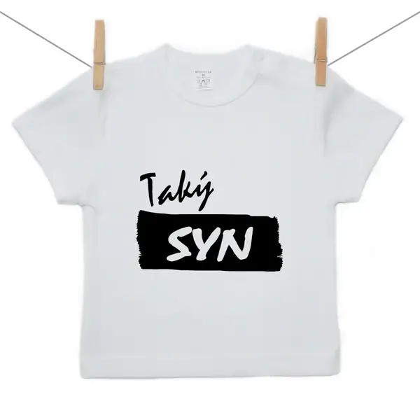 Boodyy Tričko s krátkym rukávom Taký syn 128 (7-8 rokov)