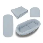 Mušelínová sada do hlbokej korby kočíka 4v1 Nature - jeans