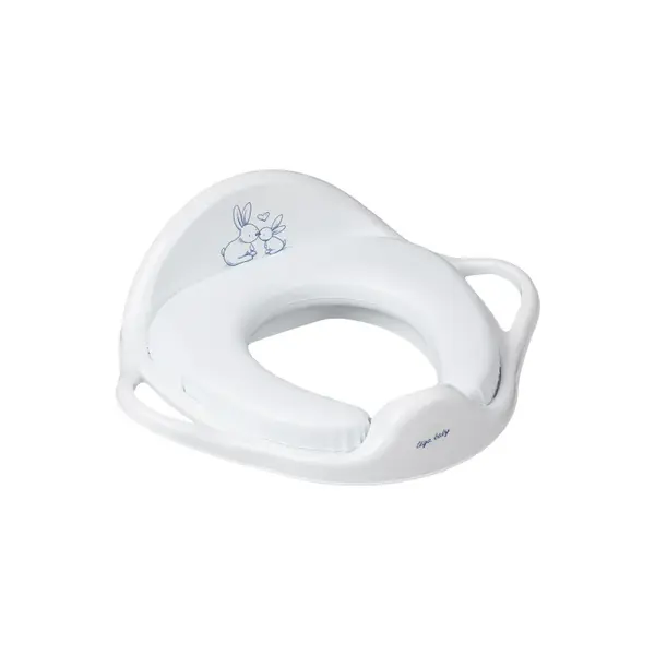 TEGA BABY Sedátko na WC - mäkké Zajačik biela